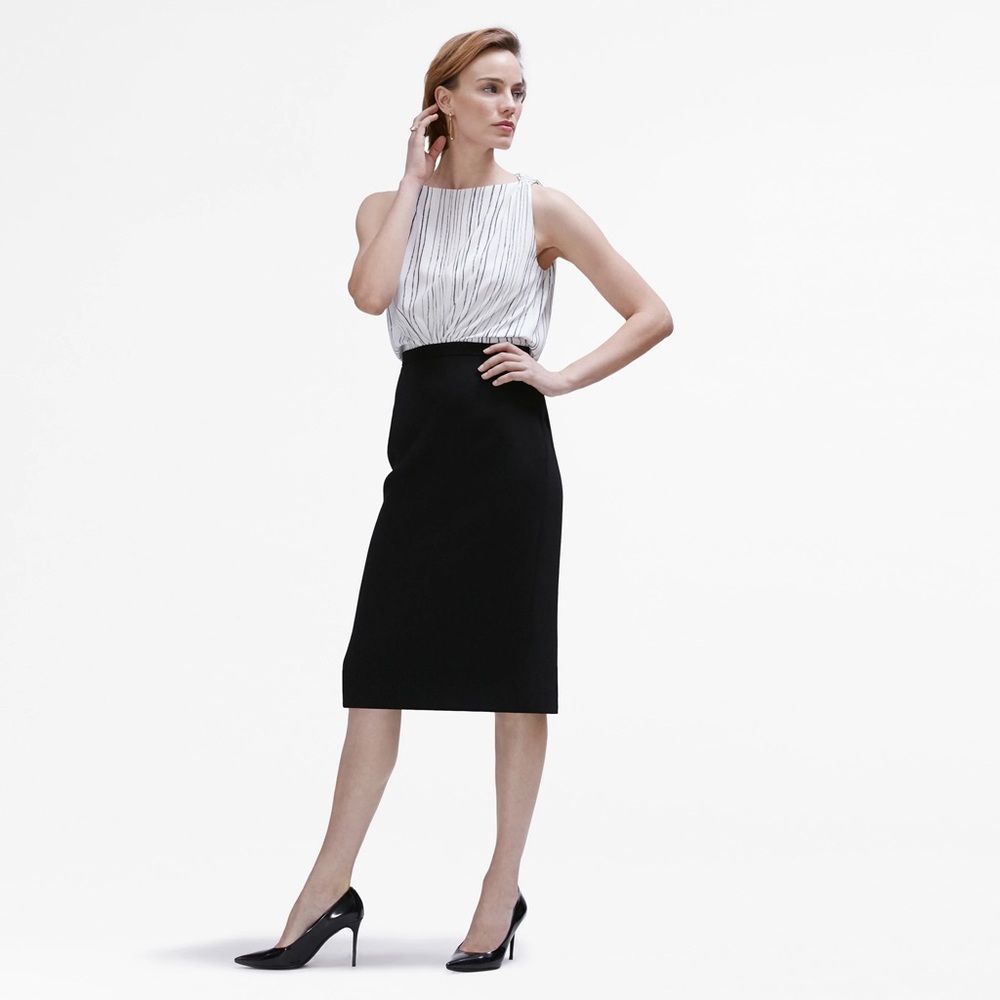 MM LAFLEUR // SZ 8 // Maddie Dress, Kohl Stripe // EUC // retail $265